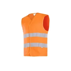 Sioen Elba Safety Vest in Fluorescent Orange - Reflective & Practical - Size M Sioen Elba Veiligheidsgilet Fluo Oranje - Reflecterend & Praktisch - Maat M