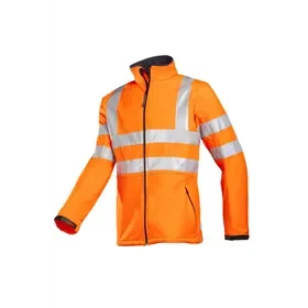Sioen Genova Softshell Work Jacket in Fluorescent Orange - Windproof & Comfortable - Size 3XL Sioen Genova Softshell Werkjas Fluo Oranje - Winddicht & Comfortabel - Maat 3XL