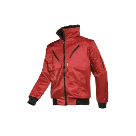 Sioen Hawk Blouson Rood - Uitneembare Bontvoering & Praktische Zakken - Maat XL