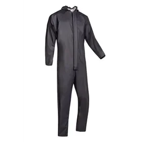 Sioen Herford 6218 Navy Blue Coverall - Lightweight, Waterproof & Hooded - Size S Sioen Herford Overal 6218 Marineblauw - Lichtgewicht, Waterdicht & Met Kap - Maat S