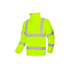 Sioen Hobson Fluorescent Yellow Winter Blouson - Water-Resistant, Breathable & Comfortable - Size 3XL Sioen Hobson Winterblouson Fluo Geel - Waterafstotend, Ademend & Comfortabel - Maat 3XL