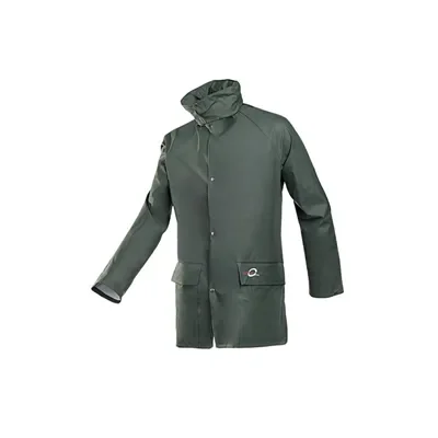 Sioen Jakarta Regenjas 4145 Groen/Kaki - Lichtgewicht, Soepel & Waterdicht - Maat 3XL