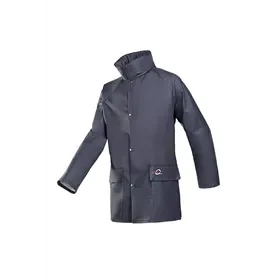 Sioen Jakarta Raincoat 4145 Navy Blue - Lightweight, Flexible & Waterproof - Size L Sioen Jakarta Regenjas 4145 Marineblauw - Lichtgewicht, Soepel & Waterdicht - Maat L