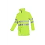 Sioen Kassel Regenjas Fluo Geel - Lichtgewicht & Geluidsarm - Maat L