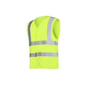 Sioen Lacona Safety Vest in Fluorescent Yellow - Reflective & Lightweight - Size M Sioen Lacona Veiligheidsgilet Fluo Geel - Reflecterend & Lichtgewicht - Maat M