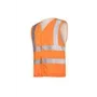 Sioen Lacona Veiligheidsgilet Fluo Oranje - Reflecterend & Lichtgewicht - Maat L