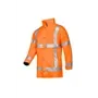 Sioen Merapi Winterparka Fluo Oranje - Waterdicht, Gevoerd & Met Uitneembare Fleece - Maat XL