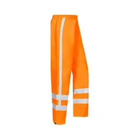 Sioen Merede 354A RWS Rain Pants in Fluorescent Orange - Waterproof, Breathable & Lightweight, Size M Sioen MEREDE 354A RWS Regenbroek Fluo Oranje - Waterdicht, Ademend & Lichtgewicht, Maat M