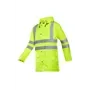 Sioen MONORAY 198A Regenjas Fluo Geel - Lichtgewicht, Ademend & Met Kap, Maat S