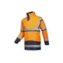 Sioen Powell 4-in-1 Regenparka Fluo Oranje - Waterdicht & Ademend - Maat M
