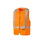 Sioen Sarvan FR AST Veiligheidsgilet Fluo Oranje - Vlamvertragend & RWS - Maat M