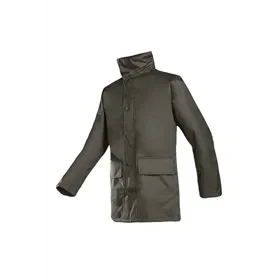 Sioen Sheffer Work Jacket 698Z Green/Khaki - Breathable, Windproof & With Concealable Hood - Size L Sioen Sheffer Werkjas 698Z Groen/Kaki - Ademend, Winddicht & Met Opbergbare Kap - Maat L