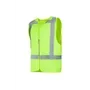 Sioen Solaka Veiligheidsgilet Fluo Geel - Reflecterend & Met Ritssluiting - Maat 2XL