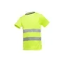 Sioen T-shirt Cartura Fluo Geel - Reflecterend, Sneldrogend & Comfortabel - Maat L