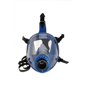 Spasciani TR 2002 CL2 Full Face Mask - Panoramic Visor & 5-Point Head Harness Spasciani TR 2002 CL2 Volgelaatsmasker - Panoramisch Vizier & 5-Punts Hoofdharnas