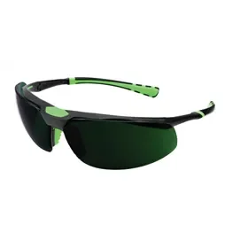 Univet 5X3 Veiligheidsbril - Donkergroene Lens met UDC Coating & FLD-technologie