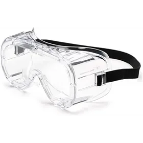 Univet 602.01.00.01 - Overzetbril met Heldere Lens & Indirect Ventilatiesysteem