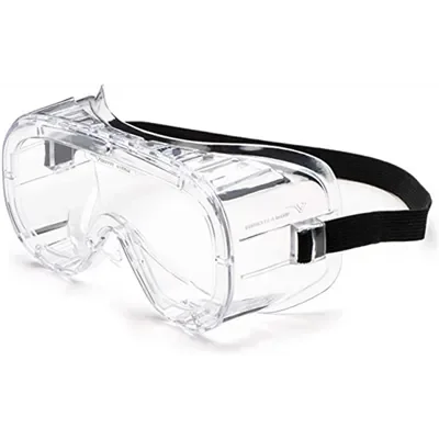 Univet 602.01.00.01 - Overzetbril met Heldere Lens & Indirect Ventilatiesysteem